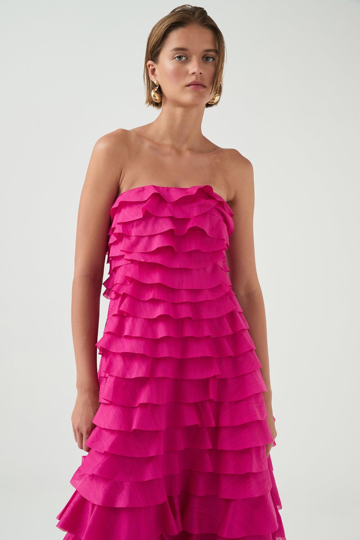 Fleur Pleated Gown Product Image