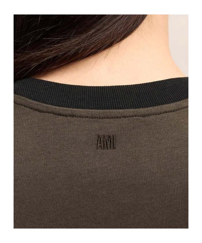 AMI ALEXANDRE MATTIUSSI Ami Paris T-shirt Brown In Dark Coffee Product Image