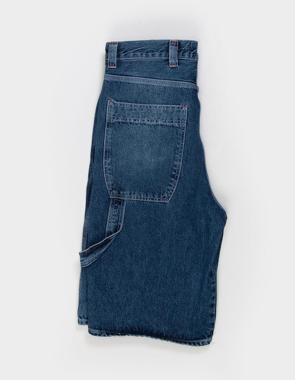 BDG Urban Outfitters Slouchy Wide Leg Mens Carpenter Shorts - INDIGO Product Image