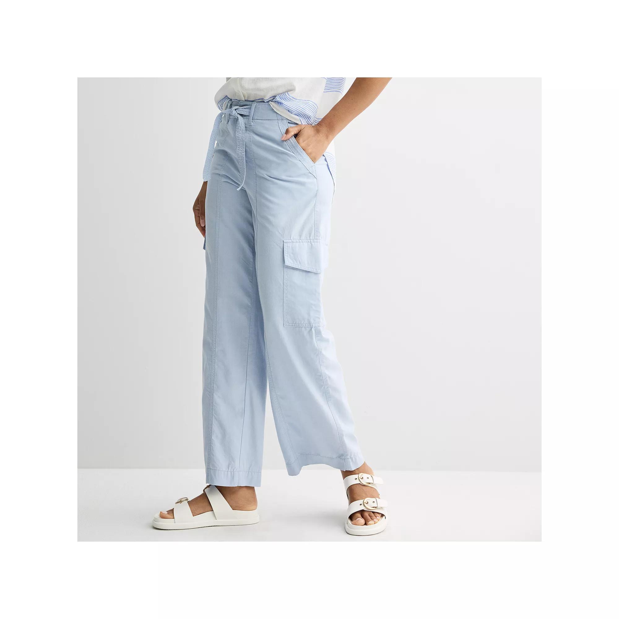 Women's Sonoma Goods For Life® Flowy Cargo Pants, Size: XS, Peri Dusk Product Image