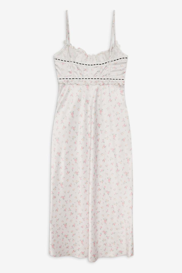 Women's Smocked V-Waist Midi Dress - A New Day™ Product Image