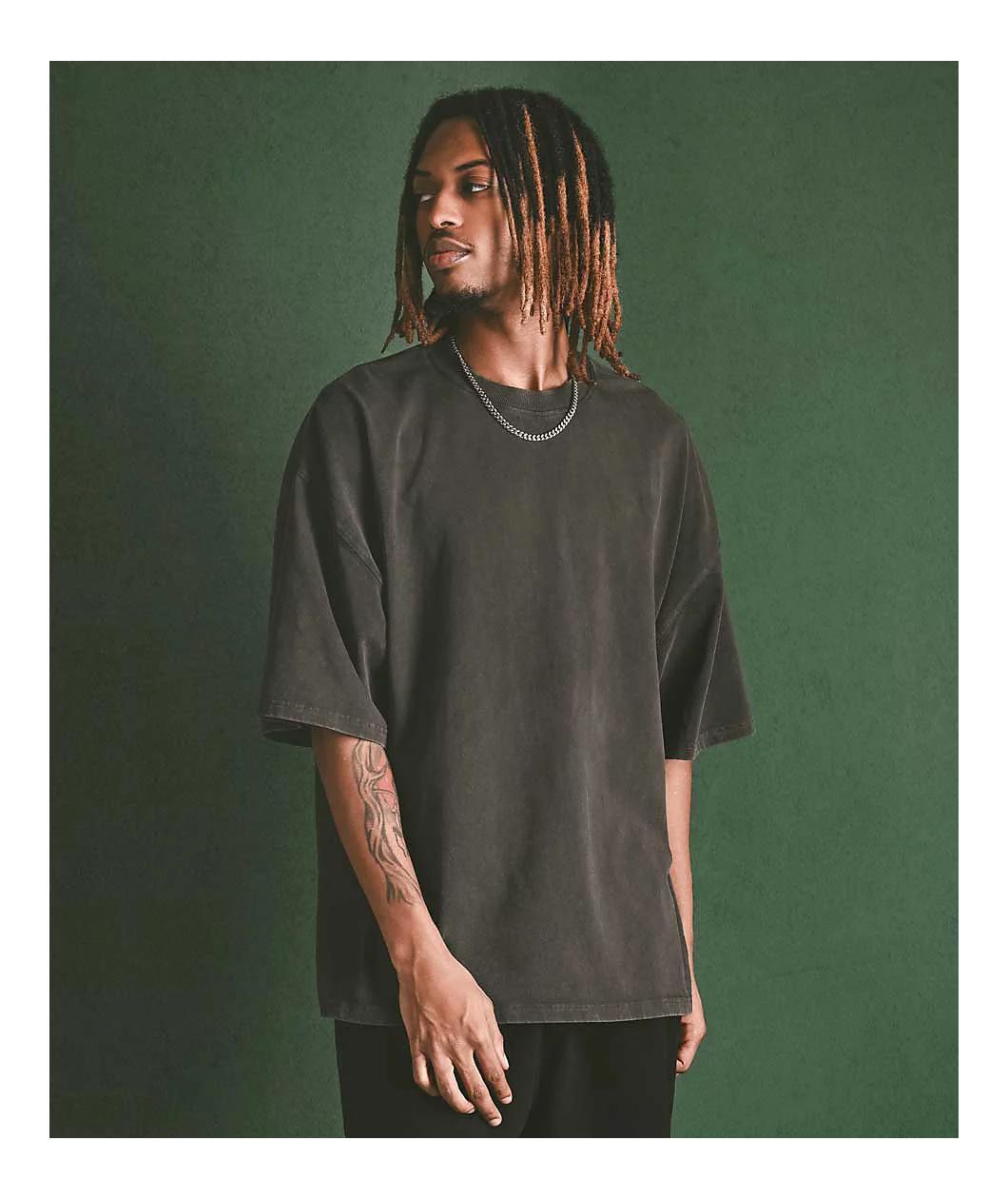 Ninth Hall Fundamentals Black Oversized T-Shirt Product Image