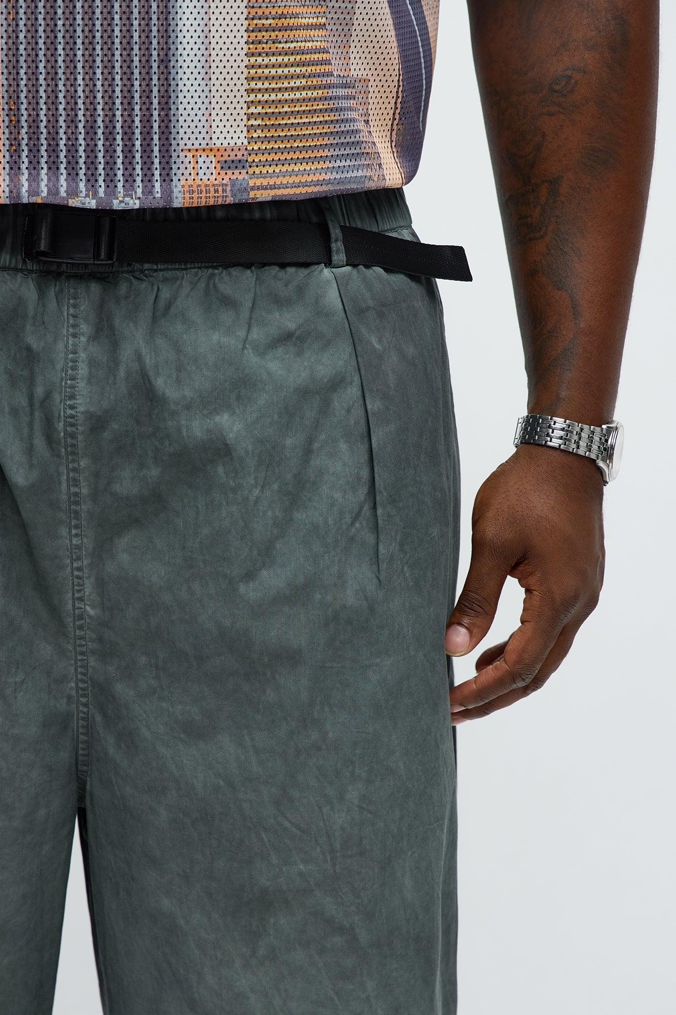 Baggy Hit Below The Belt Pants - Slate Grey Male Product Image