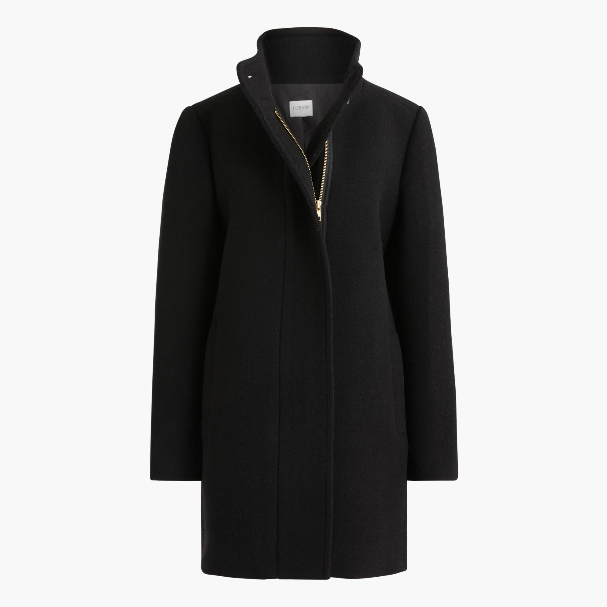 City coat with button neck Product Image