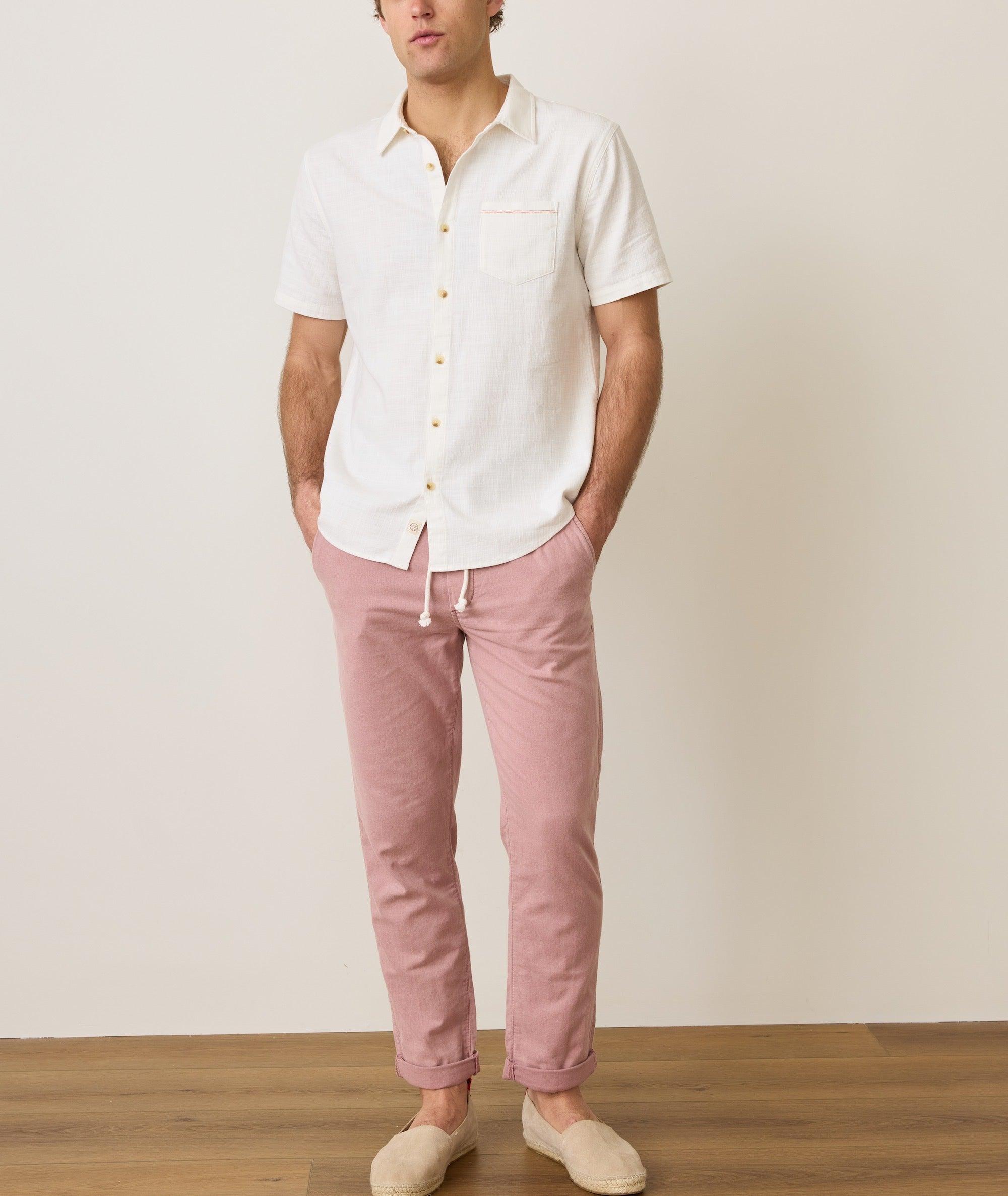 Stretch Selvage Short Sleeve Shirt Product Image