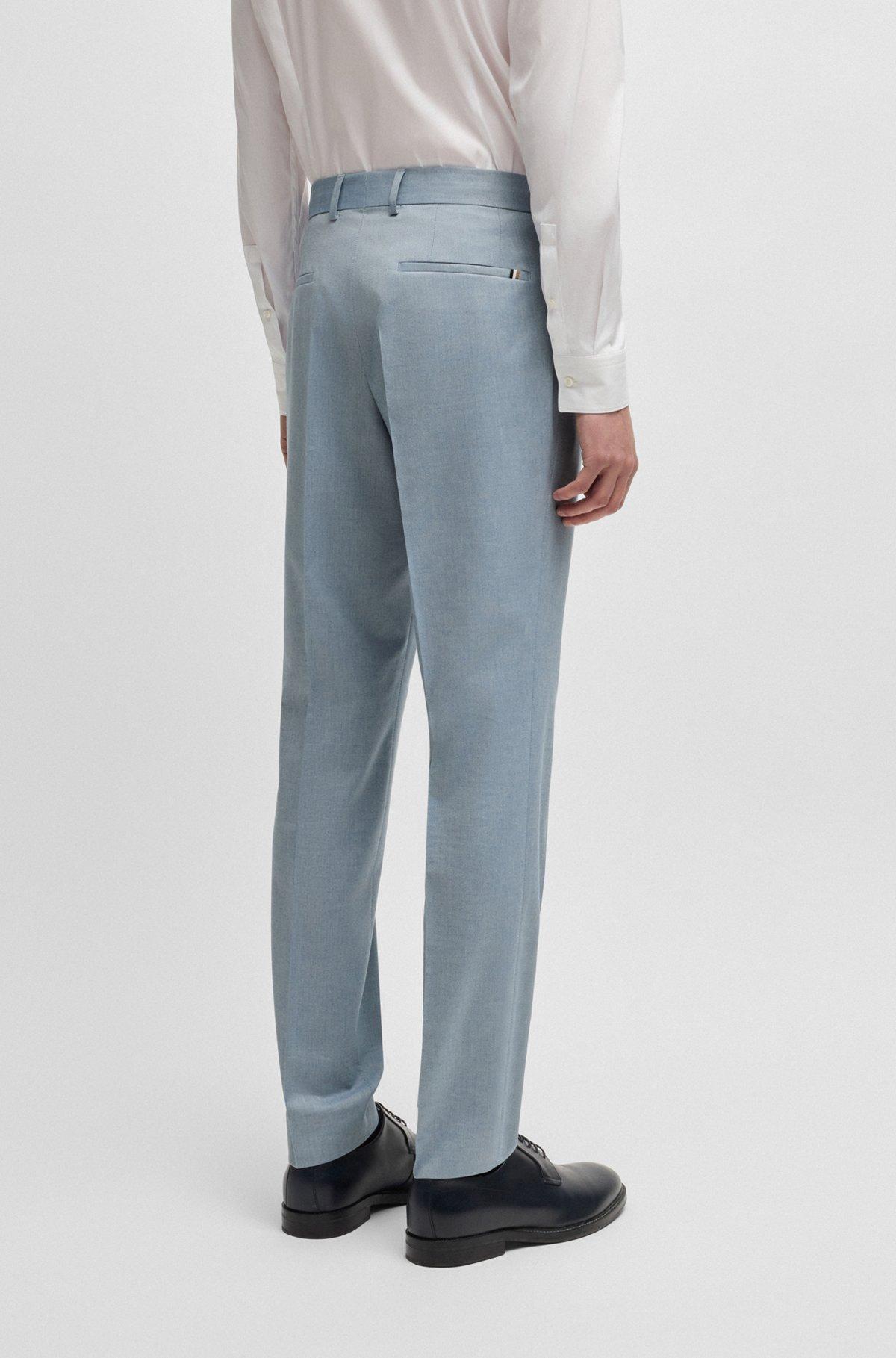 Formal trousers in stretch chiffon Product Image