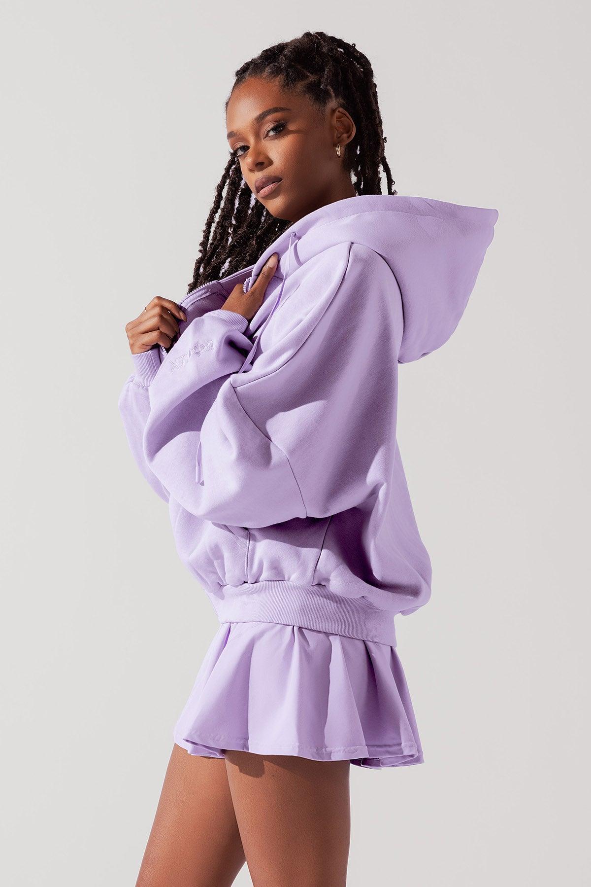 Zip Cloud Hoodie - Seashell Product Image