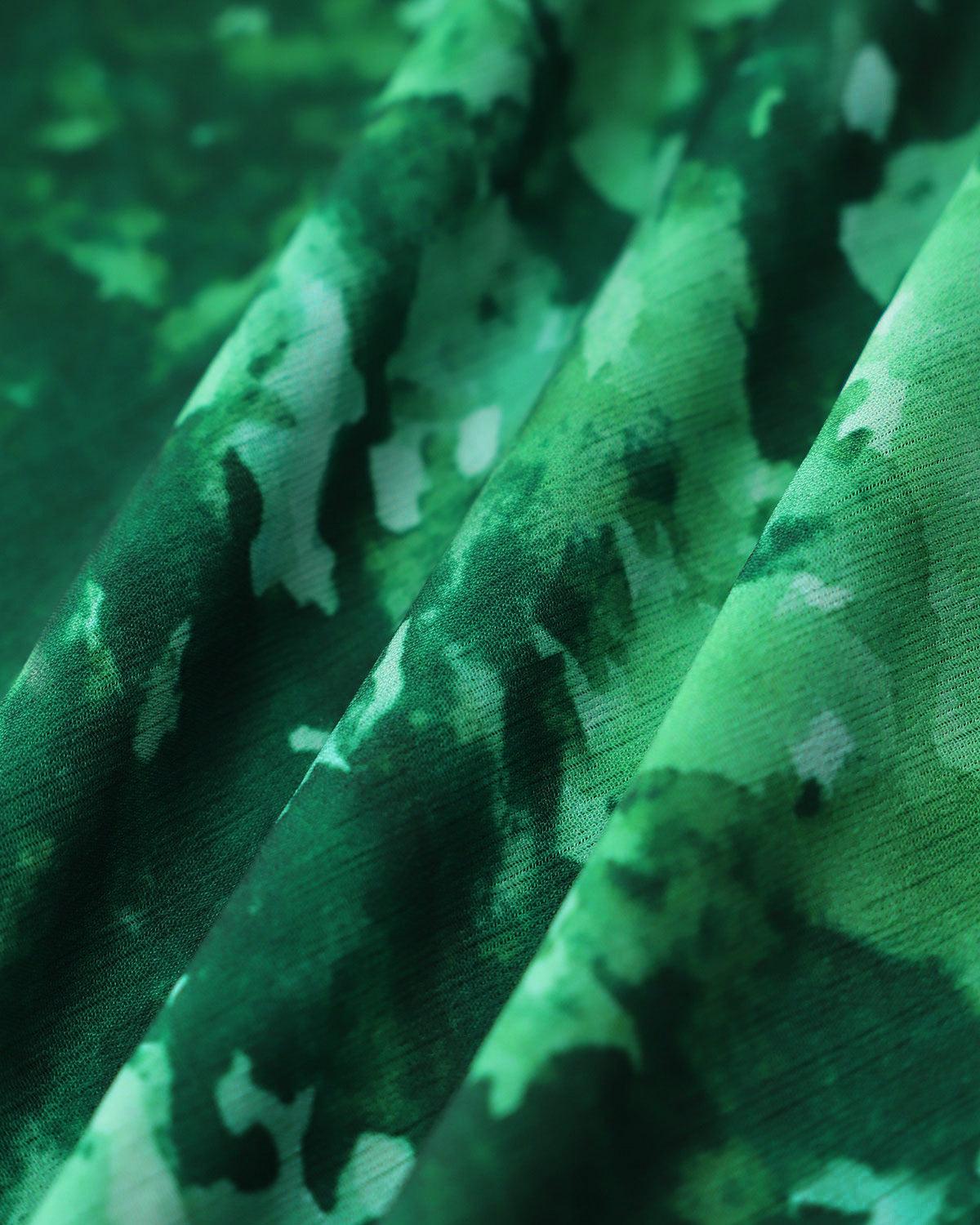 Green Floral Mermaid Skirt Product Image