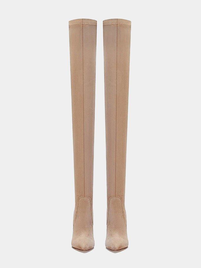 T21 Boot- Nude Suede Product Image