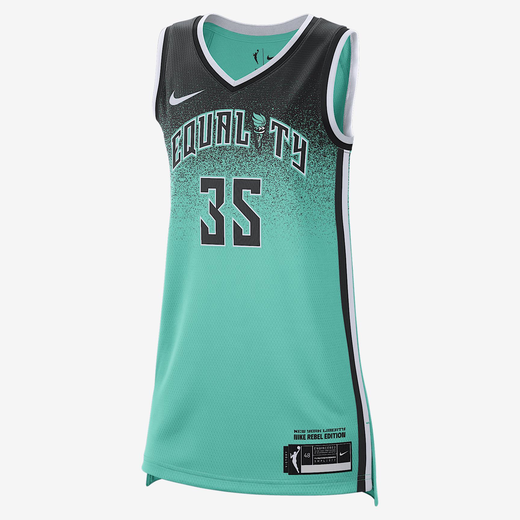 Jonquel Jones New York Liberty Nike Women's Dri-FIT WNBA Victory Jersey Product Image