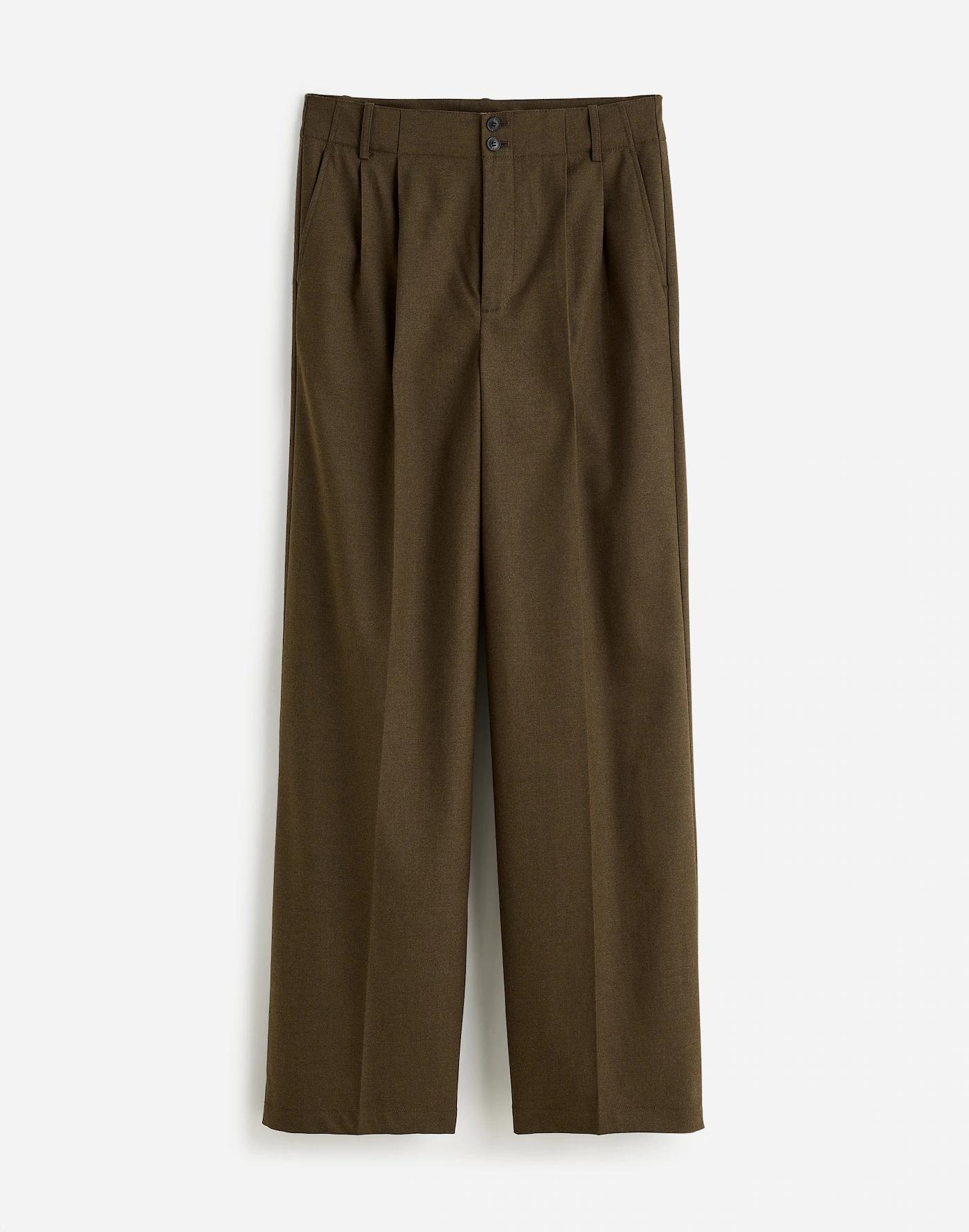 The Tall Harlow Wide-Leg Trouser in Brushed Twill Product Image