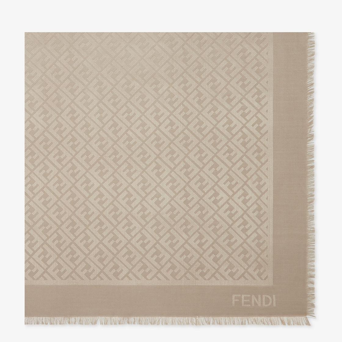 FF ShawlDove gray silk and wool shawl Product Image