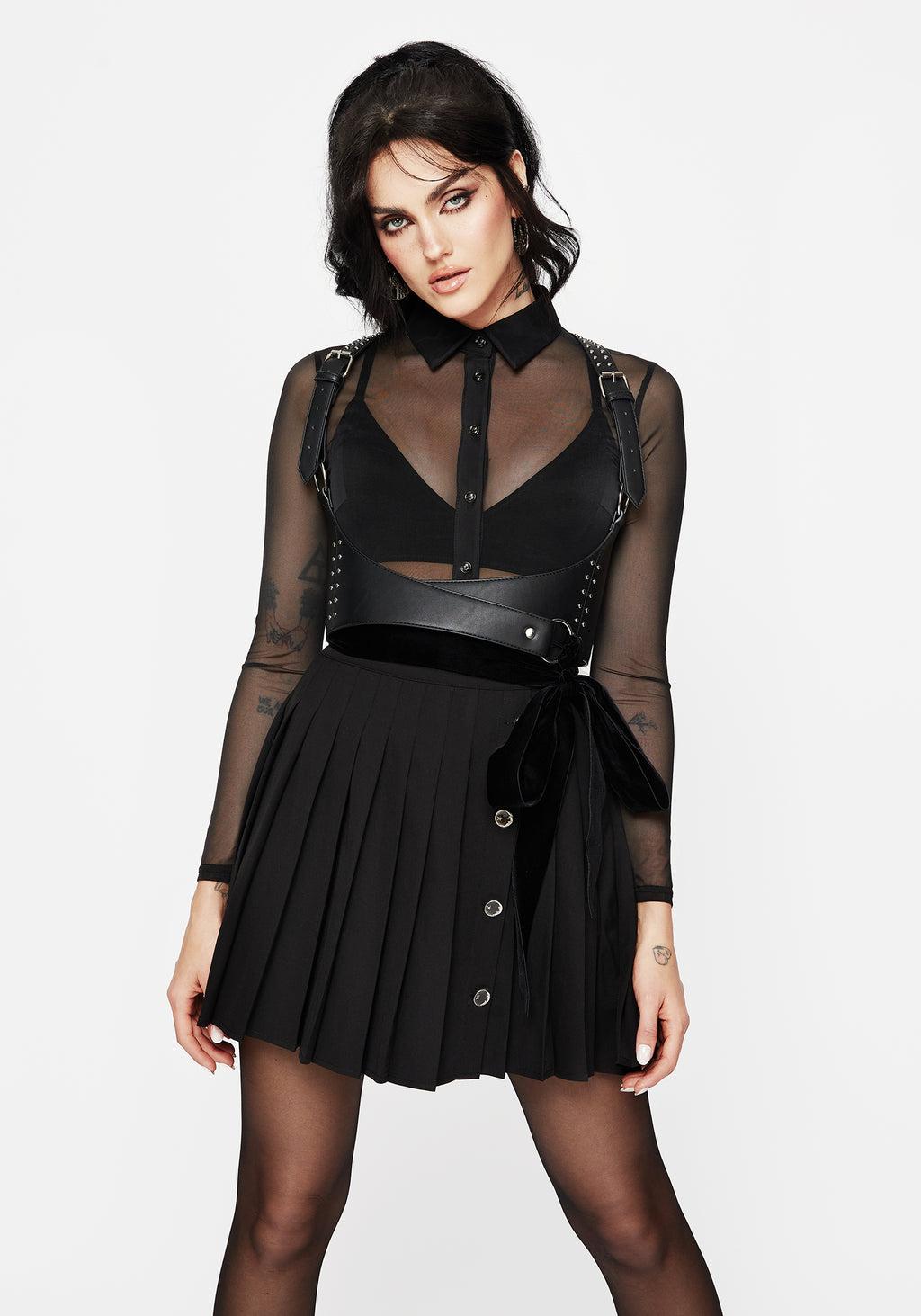 Dungeon Studded Leather Wrap Harness Product Image