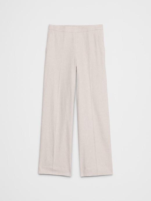 Hayden Wide-Leg Linen-Blend Pull-On Pant Product Image