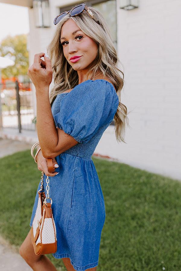 Allure Avenue Denim Romper Product Image