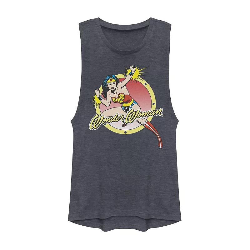 Juniors' DC Comics Wonder Woman Classic Poster Muscle Tank Top, Girl's,  Product Image