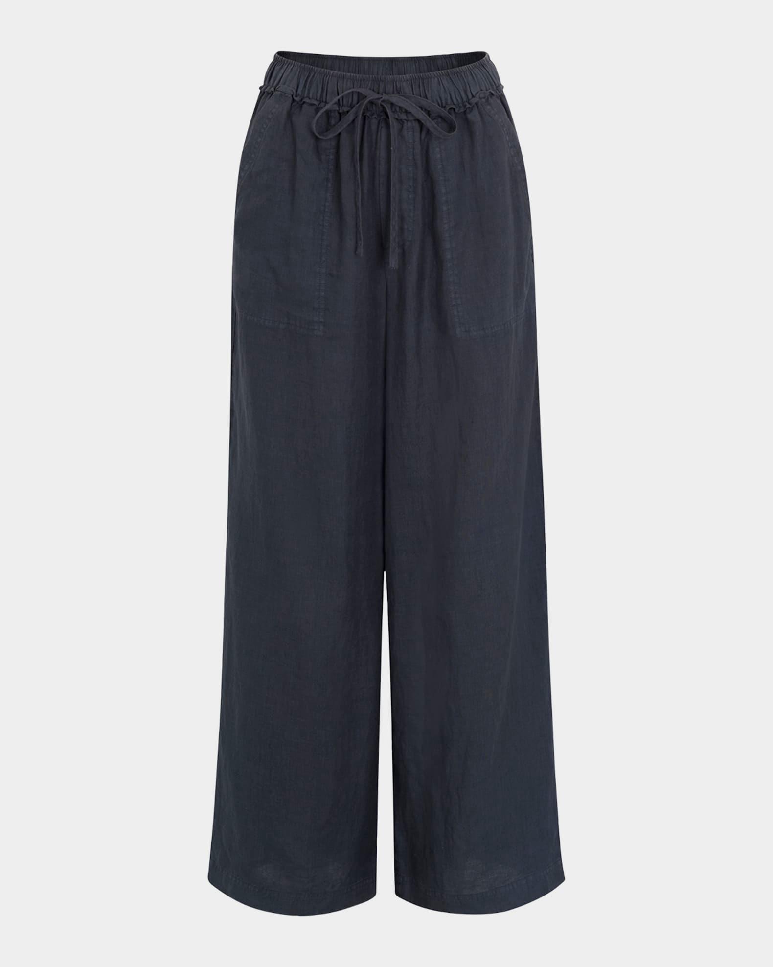 Stella Linen Full-Length Pants Product Image