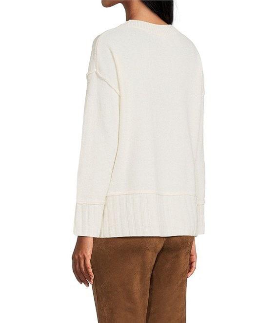Westbound Wool Blend Long Sleeve Crew Neck Sweater Product Image