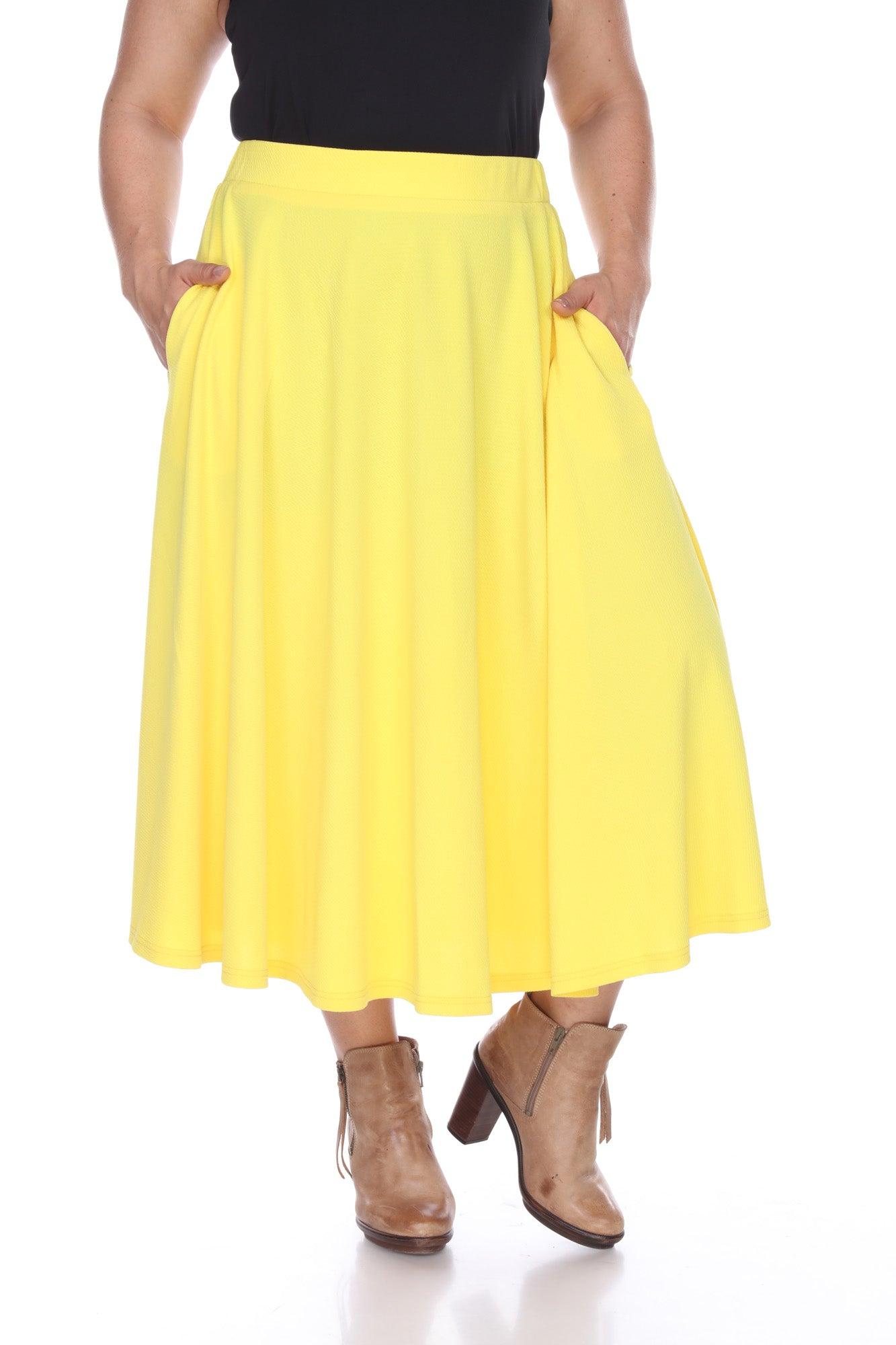 Tasmin Flare Midi Skirts - Plus Product Image