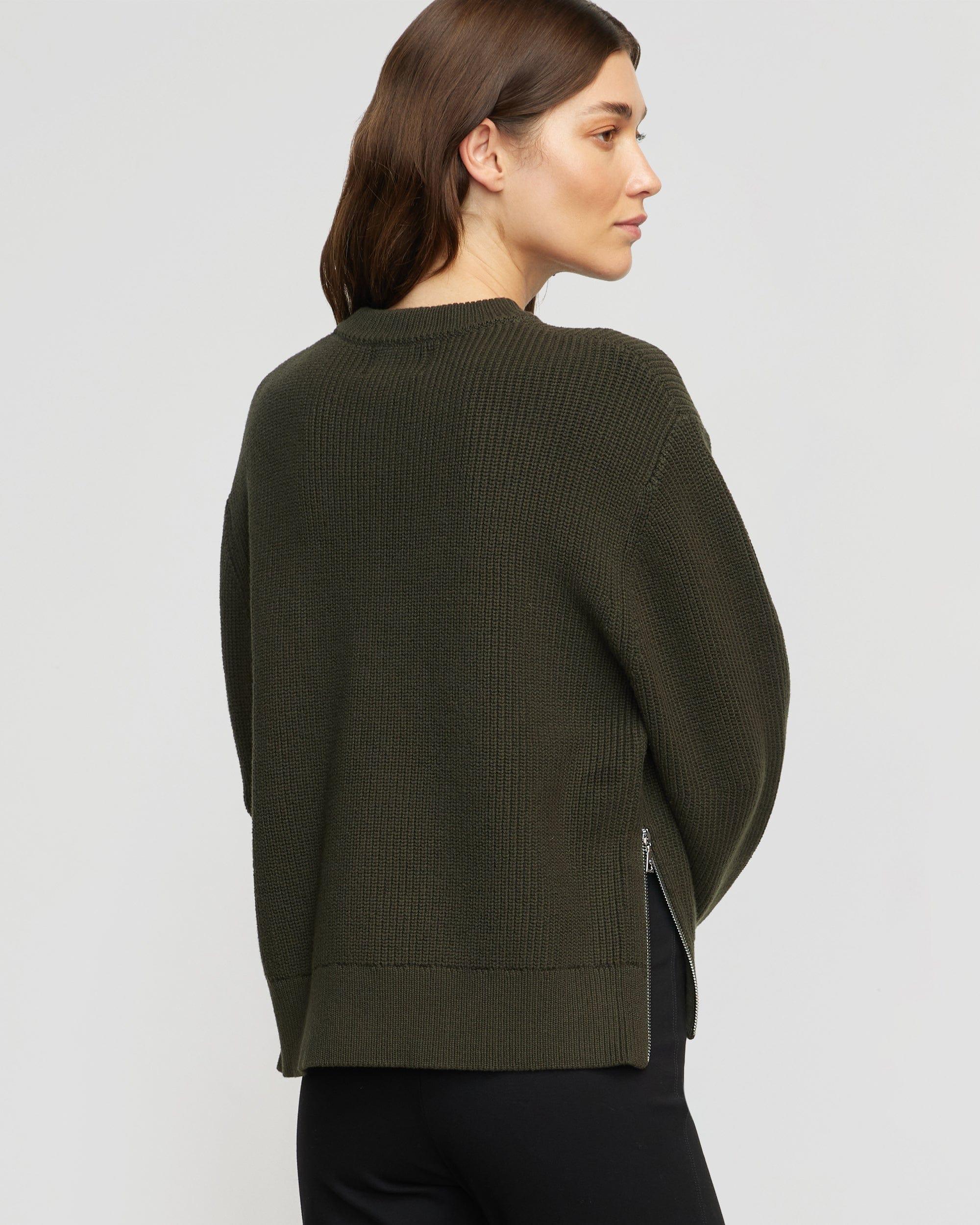 Tate Organic Cotton Side-Zip Sweater Product Image