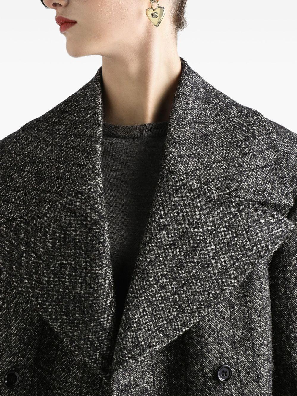 striped double-breasted jacket Product Image