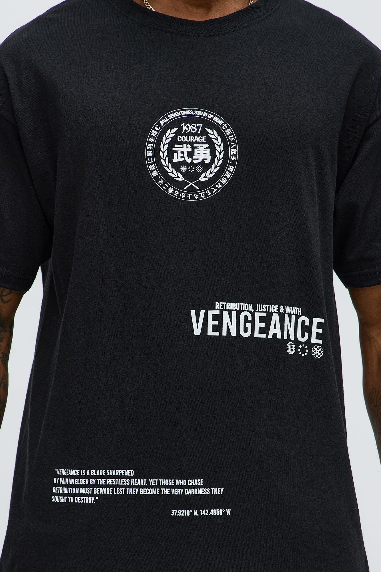 Vengeance Courage 1987 Short Sleeve Tee - Black Male Product Image