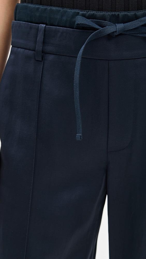 Vince Mid Rise Double Waistband Drawstring Pants | Shopbop Product Image