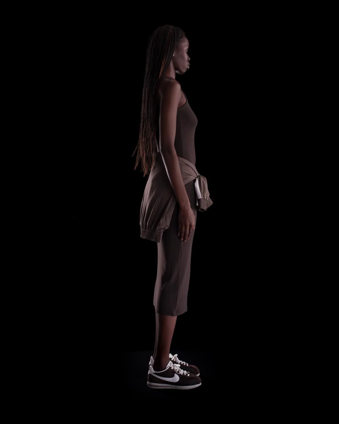 Womens Nike Sportswear Chill Knit Mini-Rib Tank Top Dress Product Image