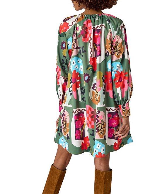 CROSBY by Mollie Burch Bentley Long Sleeve Crew Neck Mini Dress Product Image