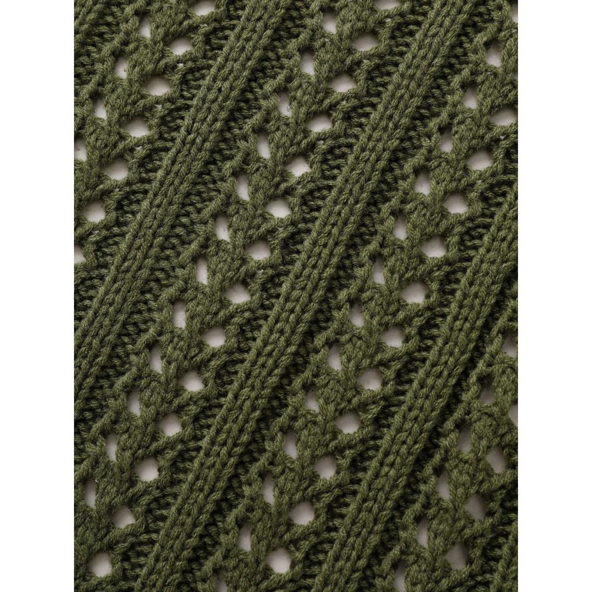 Plus Size Solid Cable Knit Raglan Sleeve Cardigan Olive Women Casual Loose Long Sleeve Everyday Cardigans BloomChic 12/L Product Image