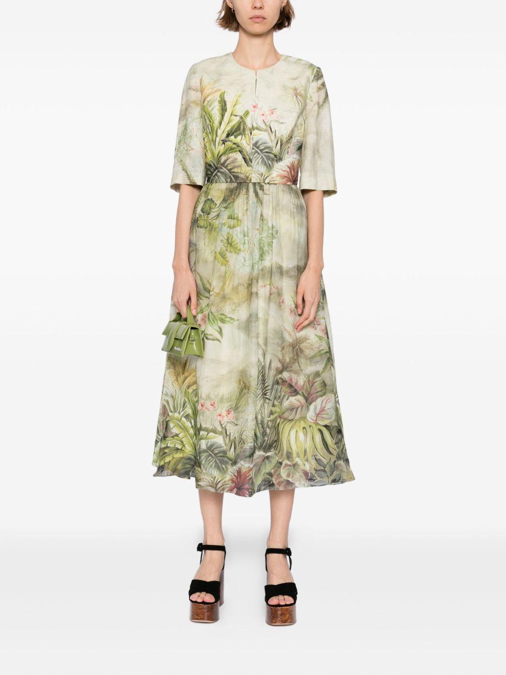 printed midi dress Product Image