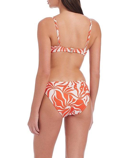 Sanctuary Sol Searcher Abstract Sun Print Cinch Back Hipster Swim Bottom Product Image