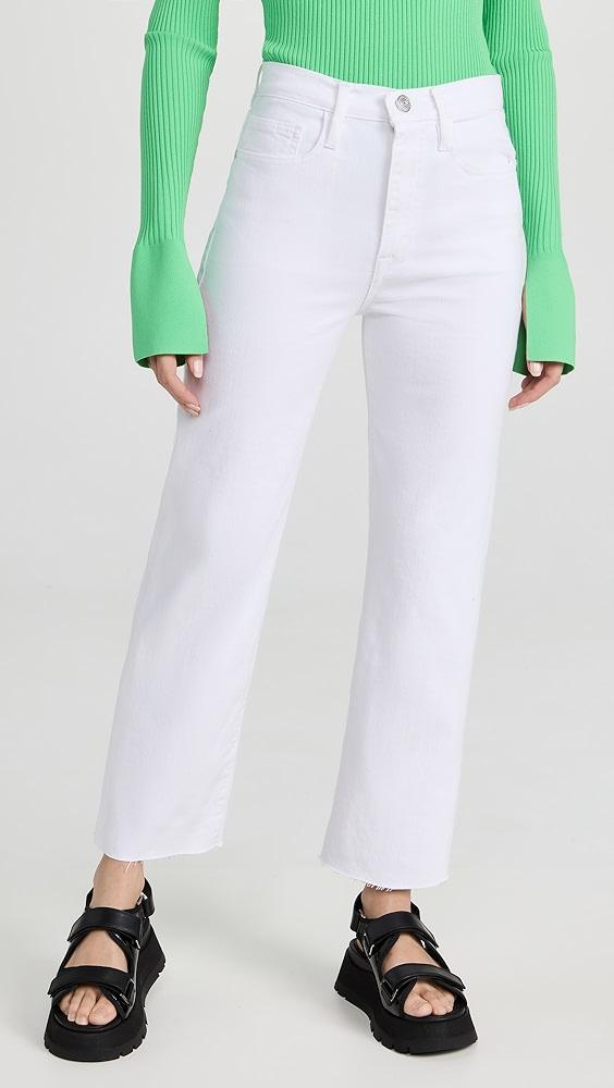 FRAME Le Jane Crop Raw After Jeans | Shopbop Product Image