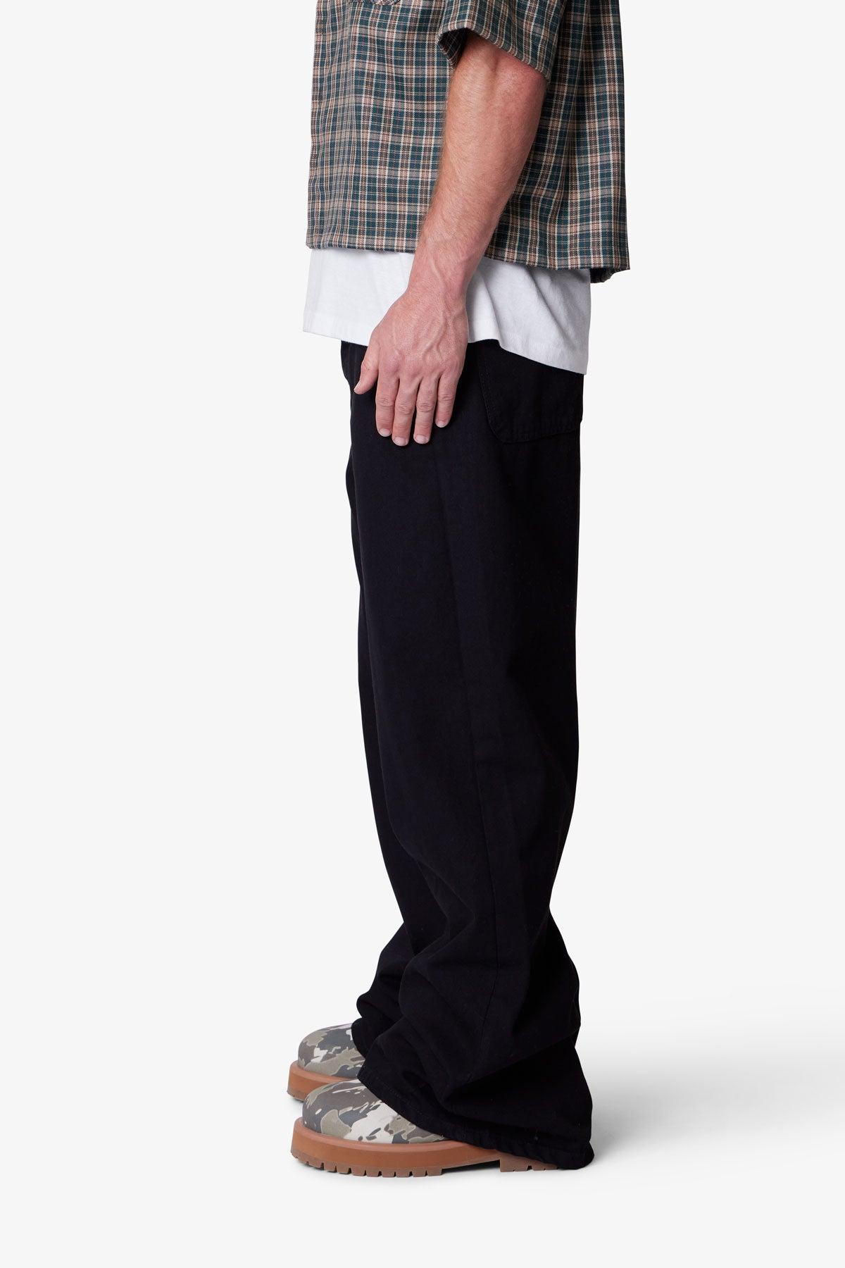 Raw Baggy Rave Denim - Washed Black Product Image