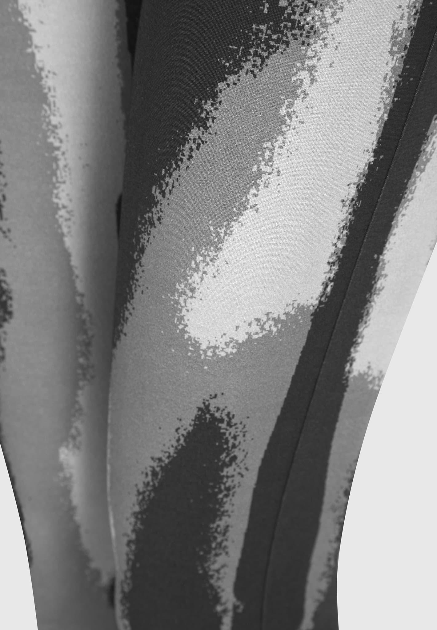 Body Print Leggings - White/Grey Female Product Image