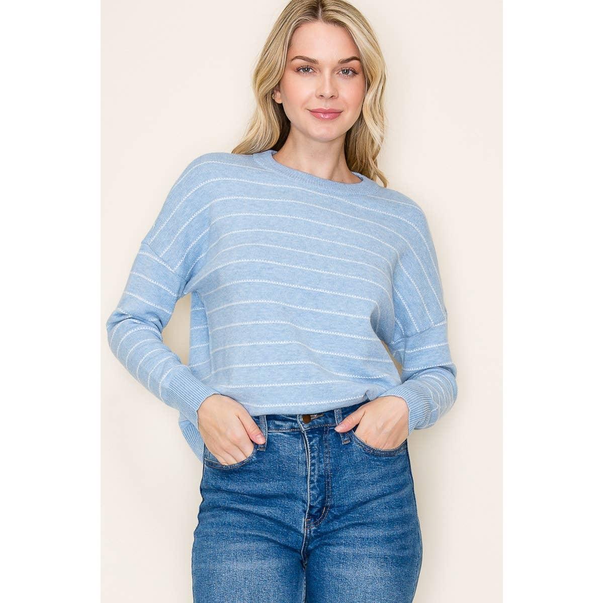 Where I'm Going Striped Sweater *FS Product Image