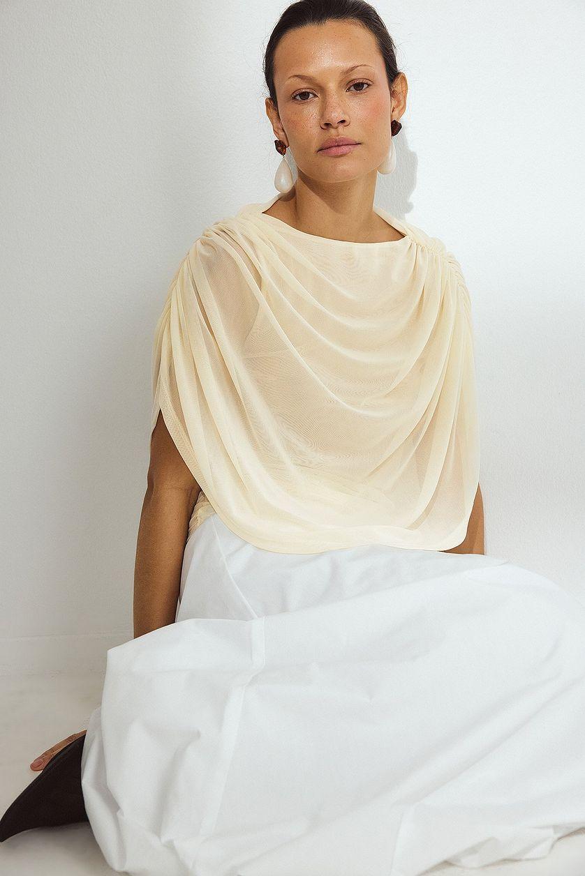 Draped Cape Top Product Image