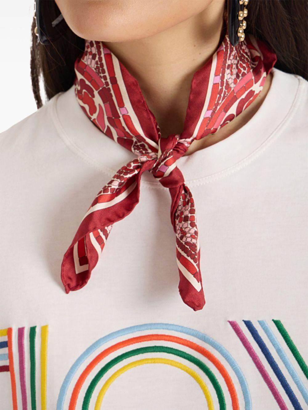 printed foulard scarf Product Image