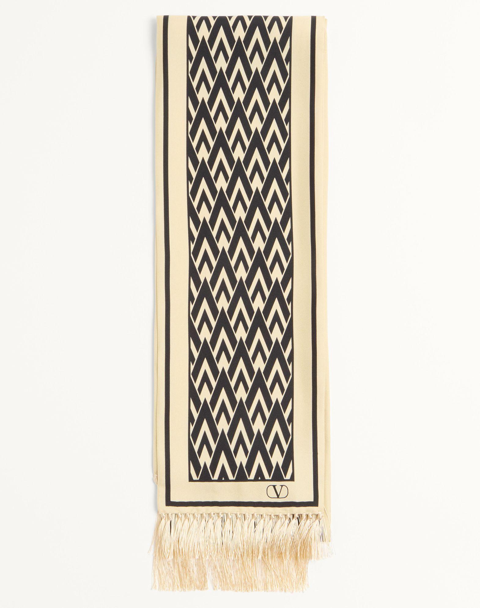 Toute La V Silk Bandeau Scarf Product Image