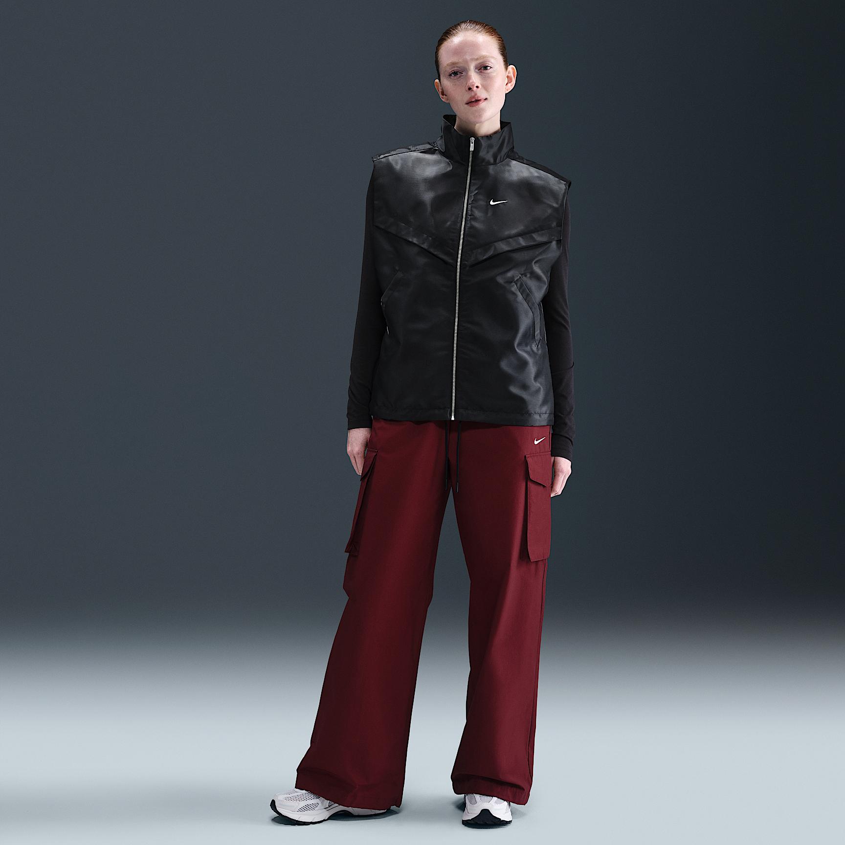 Womens Nike Sportswear Windrunner Shine Vest | HV2472-010 Product Image