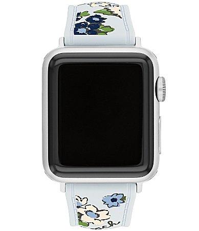 COACH Womens 384041mm Floral Silicone Strap for Apple Watch Product Image