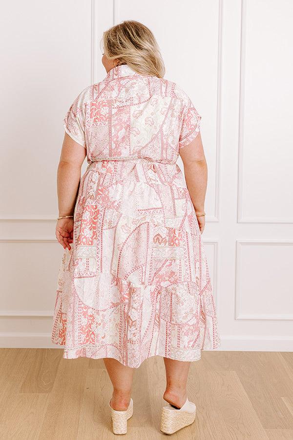 Radiant Garden Floral Maxi Dress Curves Product Image