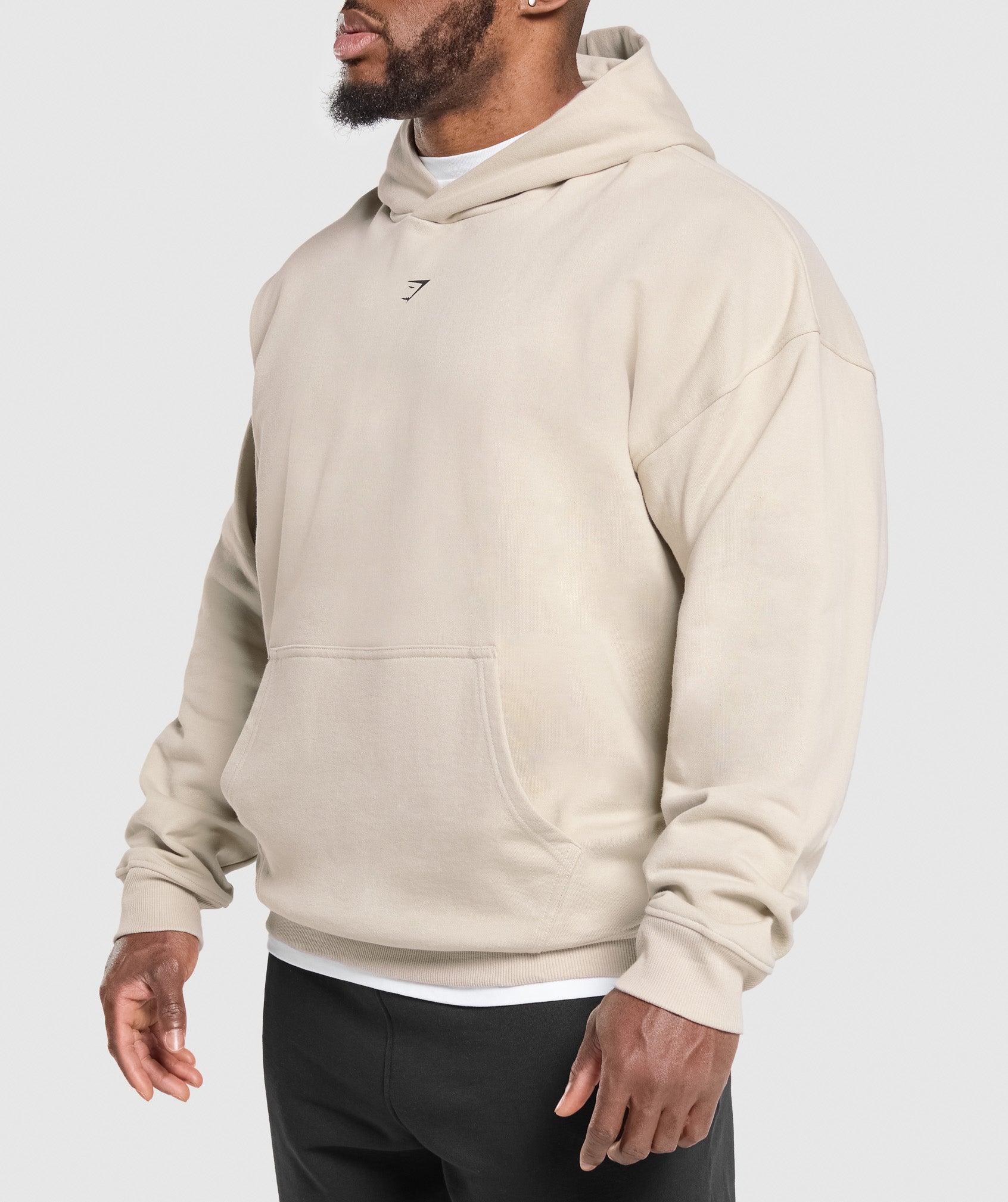 Gymshark Break Your Barriers Hoodie - Pebble Grey Male Product Image