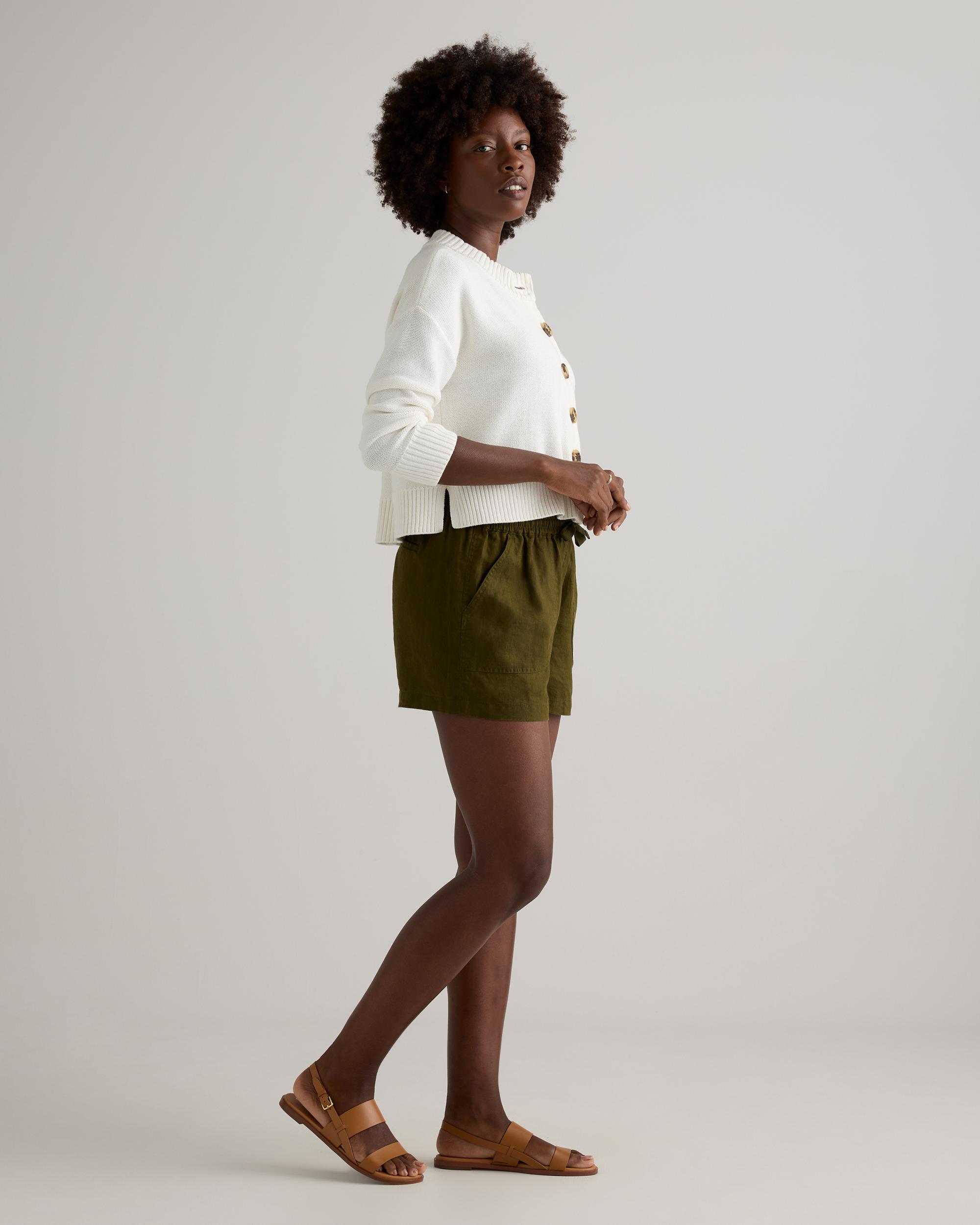Quince | Women's 100% European Linen Shorts Product Image