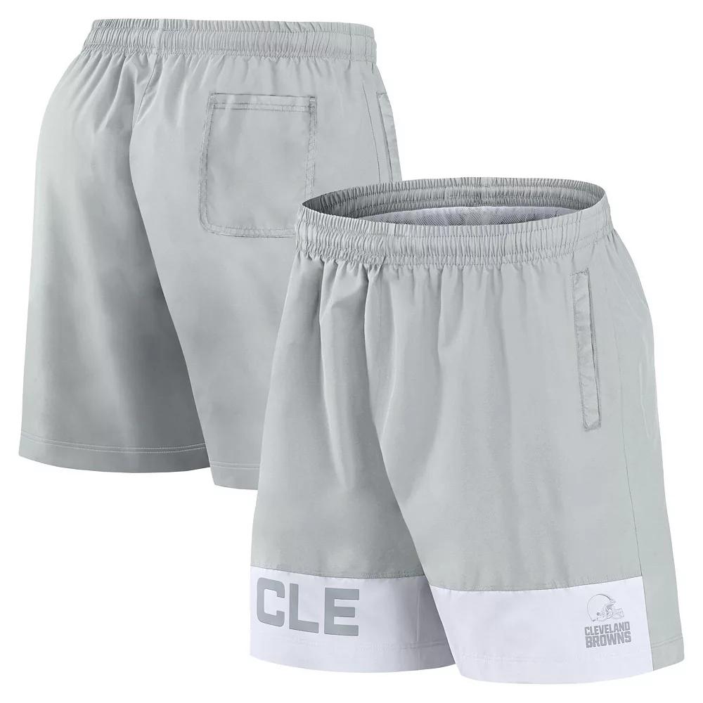 Men's Fanatics Gray Cleveland Browns Elements Shorts,  Product Image