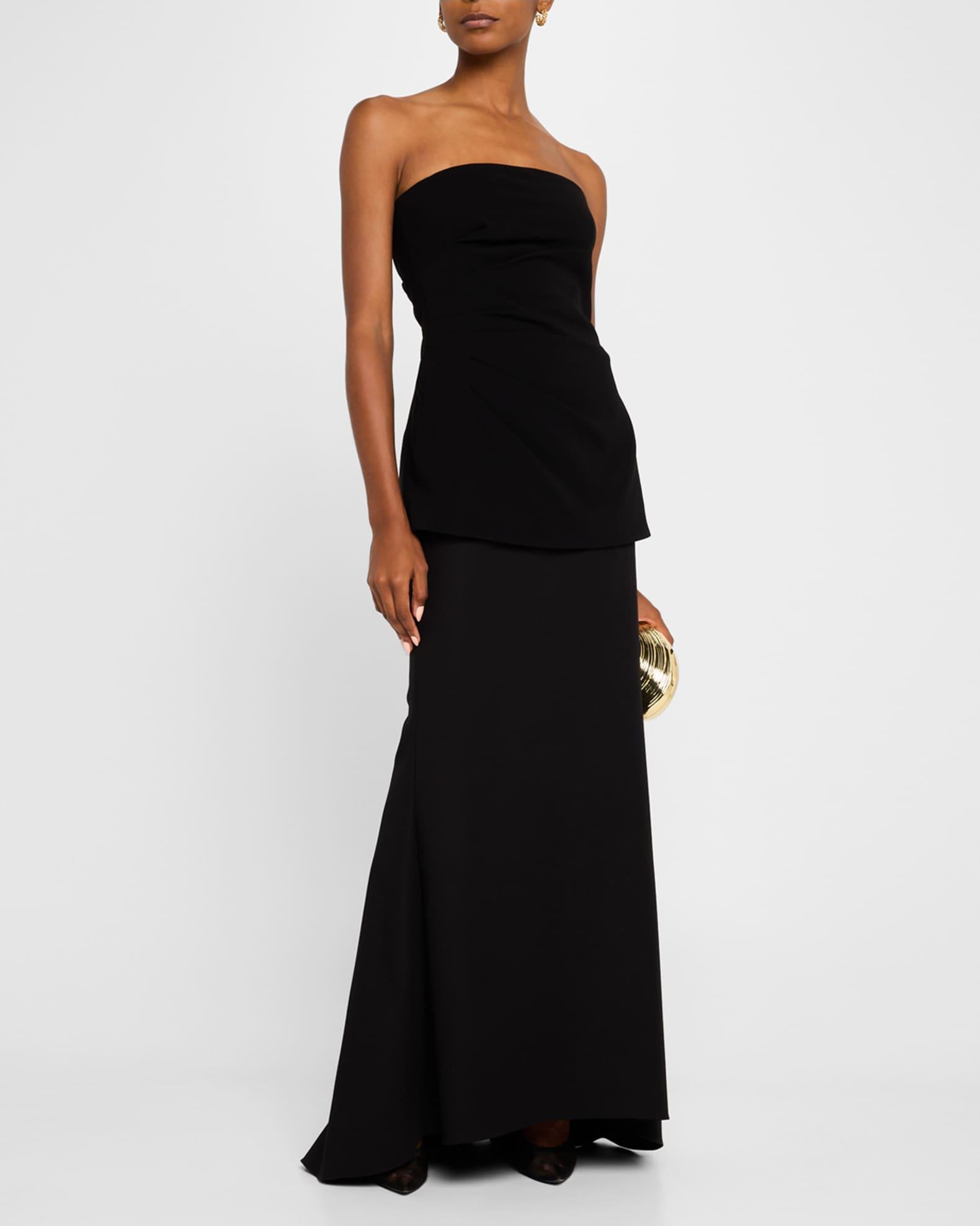 A-Line Maxi Skirt with Train Product Image