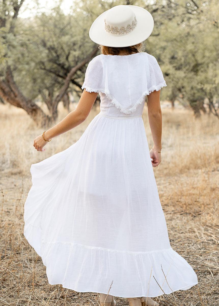 Irina Maxi Dress in White Female Product Image