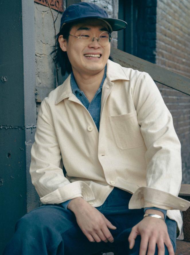 French Workman’s Jacket in Carpenter's Cloth Product Image