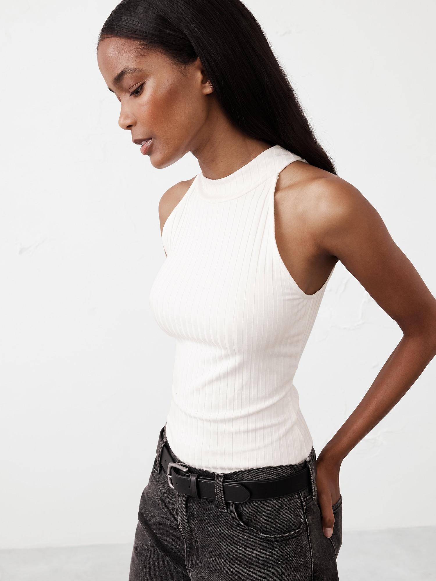 Wide Ribbed Halter Top Product Image