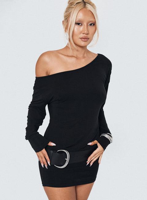 Shelisa Mini Dress Black Product Image